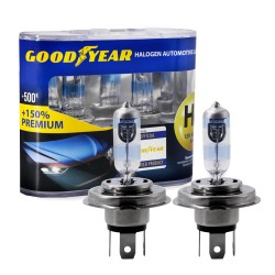 Галогенные лампы Goodyear Premium +150% H4 12V 60/55W P43t GY014152, 2 шт