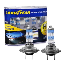 Галогенные лампы Goodyear Premium +150% H7 12V 55W PX26d GY017152, 2 шт